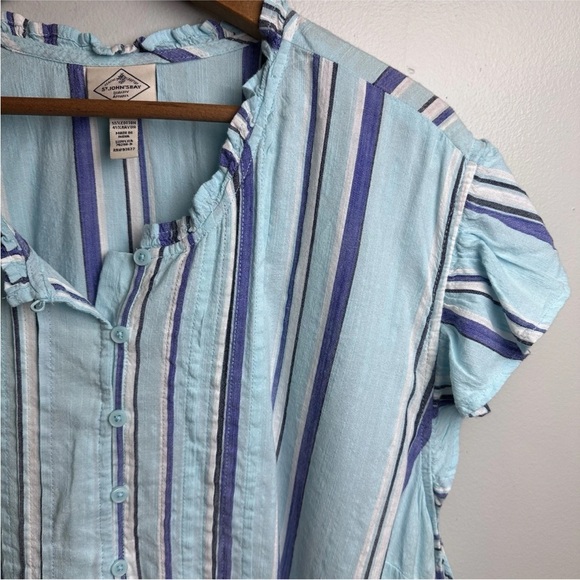 NWT Lot Of (3) St John’s Bay Tops Sleeveless Flutter Sleeve Summer Plus Size 3X - Picture 11 of 12